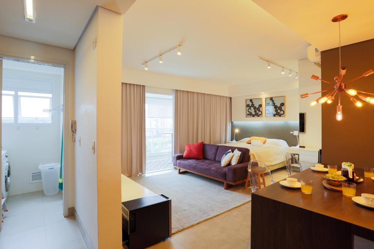 Apartmán Studio Brooklin Premium Com Piscina Aquecida São Paulo Exteriér fotografie